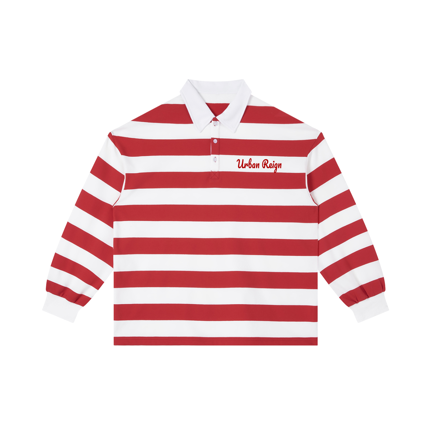 Color Block Stripe Polo Shirt