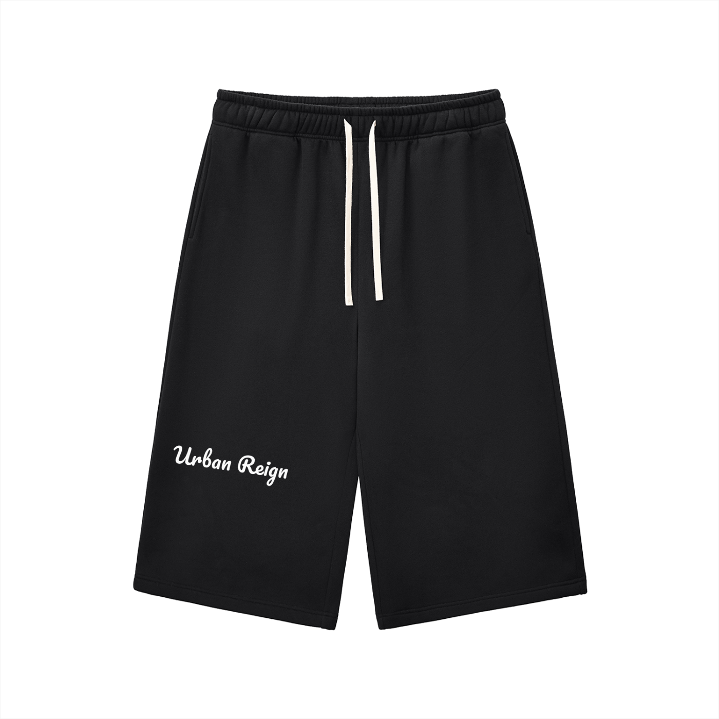 Relaxed Drawstring 3/4 Sweatpants