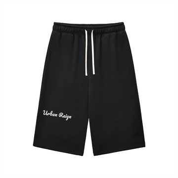 Relaxed Drawstring 3/4 Sweatpants