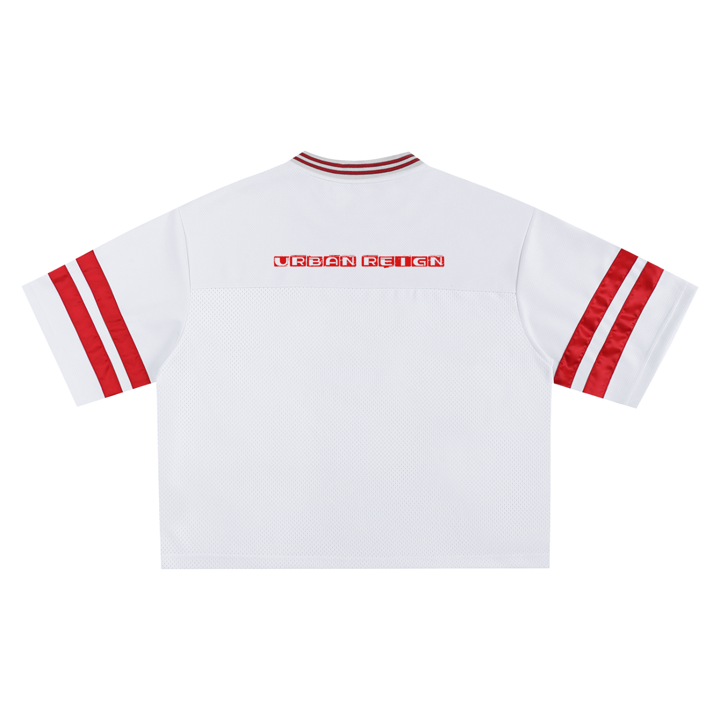 Taped Mesh Boxy T-Shirt