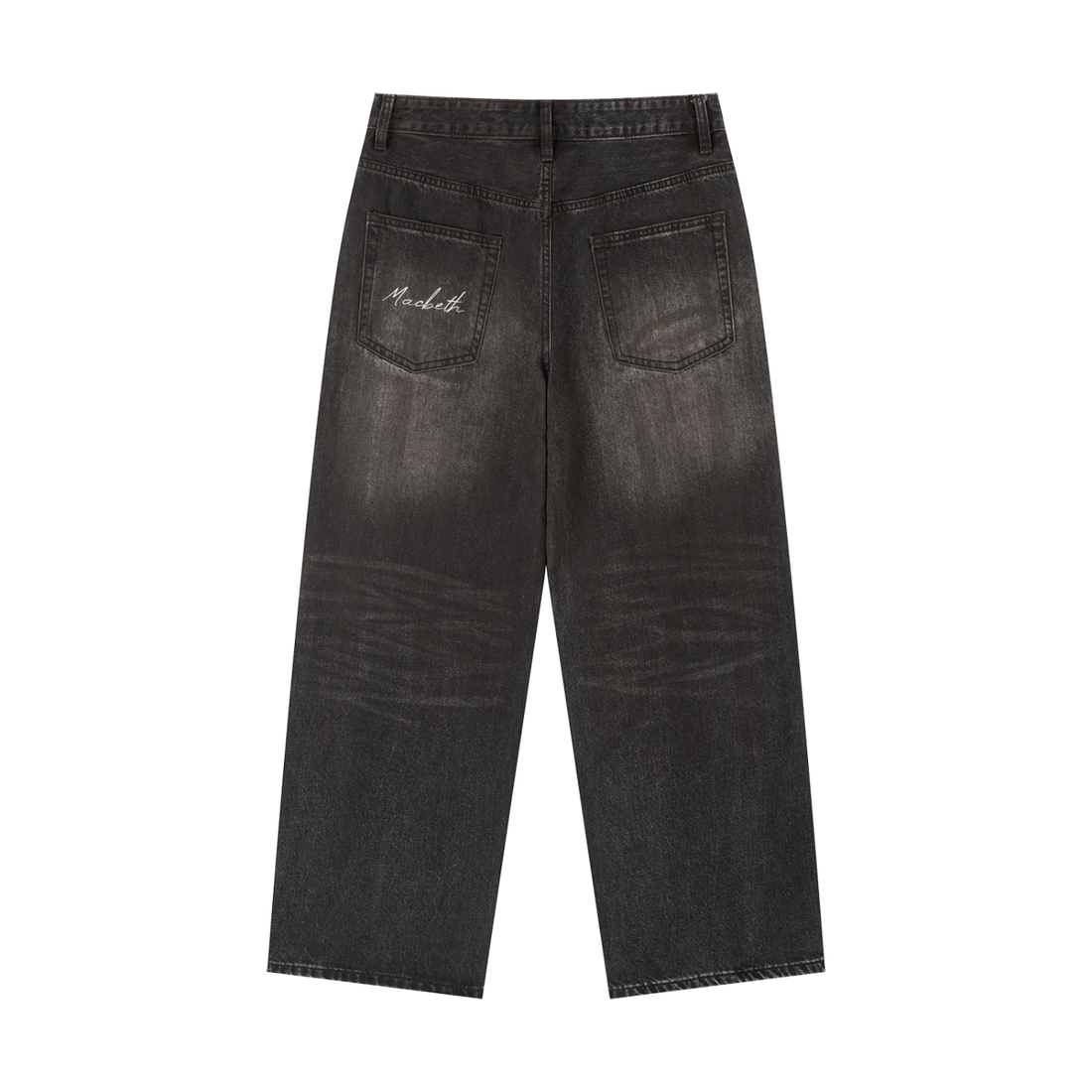 Vintage Wash Heavyweight Denim Jeans